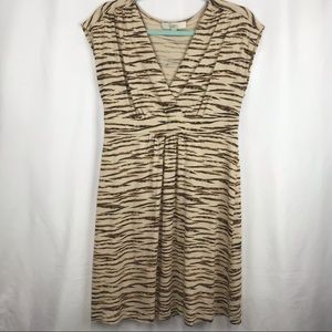 Ann Taylor Loft Zebra Print Dress D01003